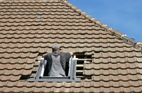 Pose de velux - Puygiron